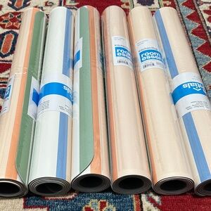 Room Essentials Peel & Stick Wallpaper Rolls - Beige, Green, Blue, Orange